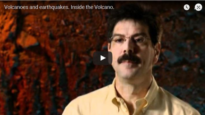 Volcanoes and earthquakes. Inside the Volcano.